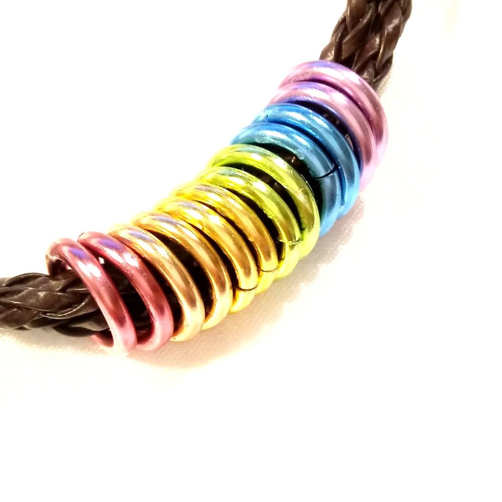 Got Pride Rainbow Rings Wrap Bracelet